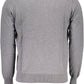 Gray Cotton Men Sweater