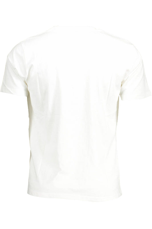White Cotton Men T-Shirt