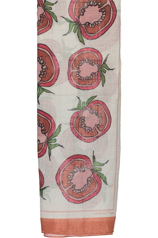 Orange Cotton Men Scarf