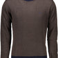 Brown Wool Men Sweater