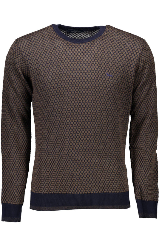 Brown Wool Men Sweater