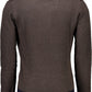 Brown Wool Men Sweater