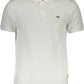 White Cotton Men Polo Shirt