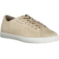 Beige Leather Men Sneaker