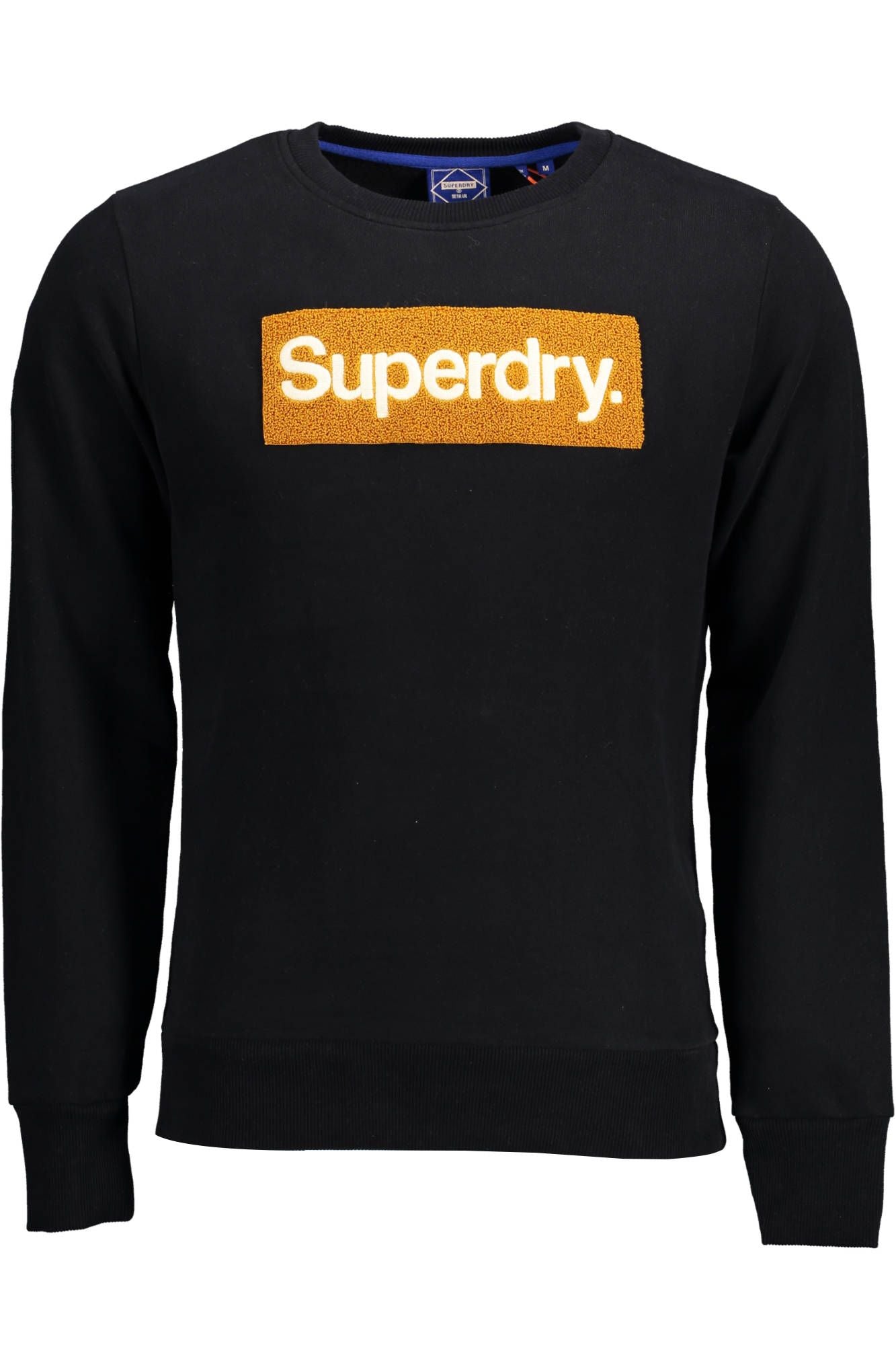 Black Cotton Men Sweater
