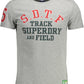 Gray Cotton Men T-Shirt