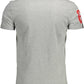 Gray Cotton Men T-Shirt