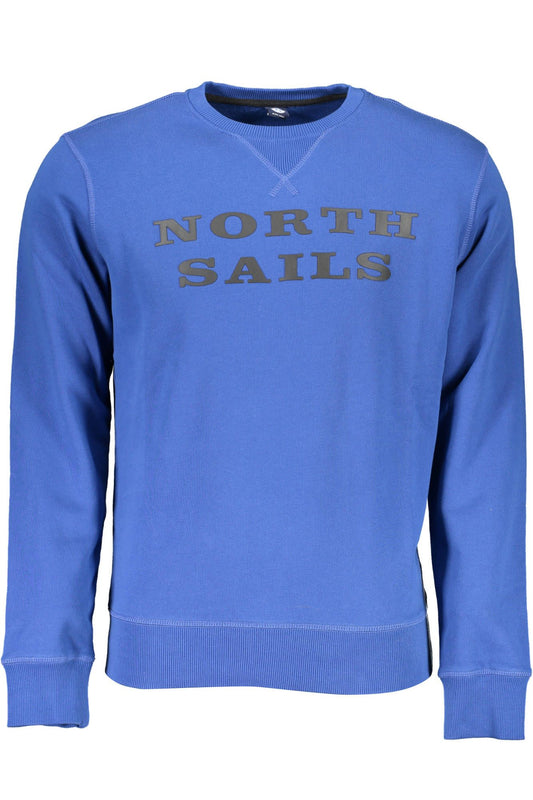 Blue Organic Cotton Men Sweater