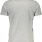 Gray Cotton Men T-Shirt