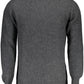 Gray Wool Men Sweater