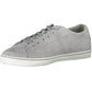 Gray Leather Men Sneaker