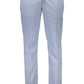 Light Blue Cotton Men Pant