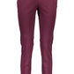 Purple Viscose Women Pants