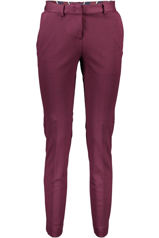 Purple Viscose Women Pants