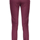 Purple Viscose Women Pants