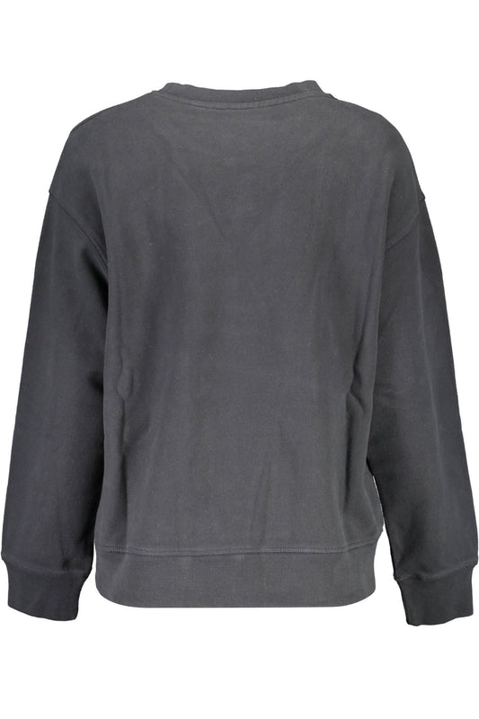 Black Cotton Women Sweater