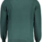 Green Cotton Men Sweater