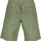 Green Cotton Men Bermuda Short