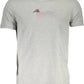 Gray Cotton Men T-Shirt