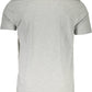 Gray Cotton Men T-Shirt