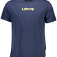 Blue Cotton Men T-Shirt