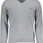 Gray Wool Men Sweater