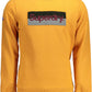 Orange Cotton Men Sweater