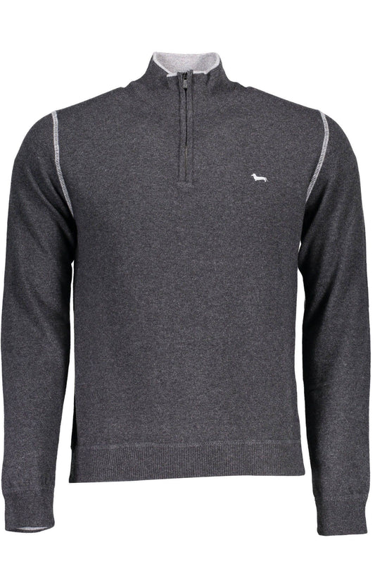 Gray Wool Men Sweater