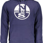 Blue Cotton Men Sweater