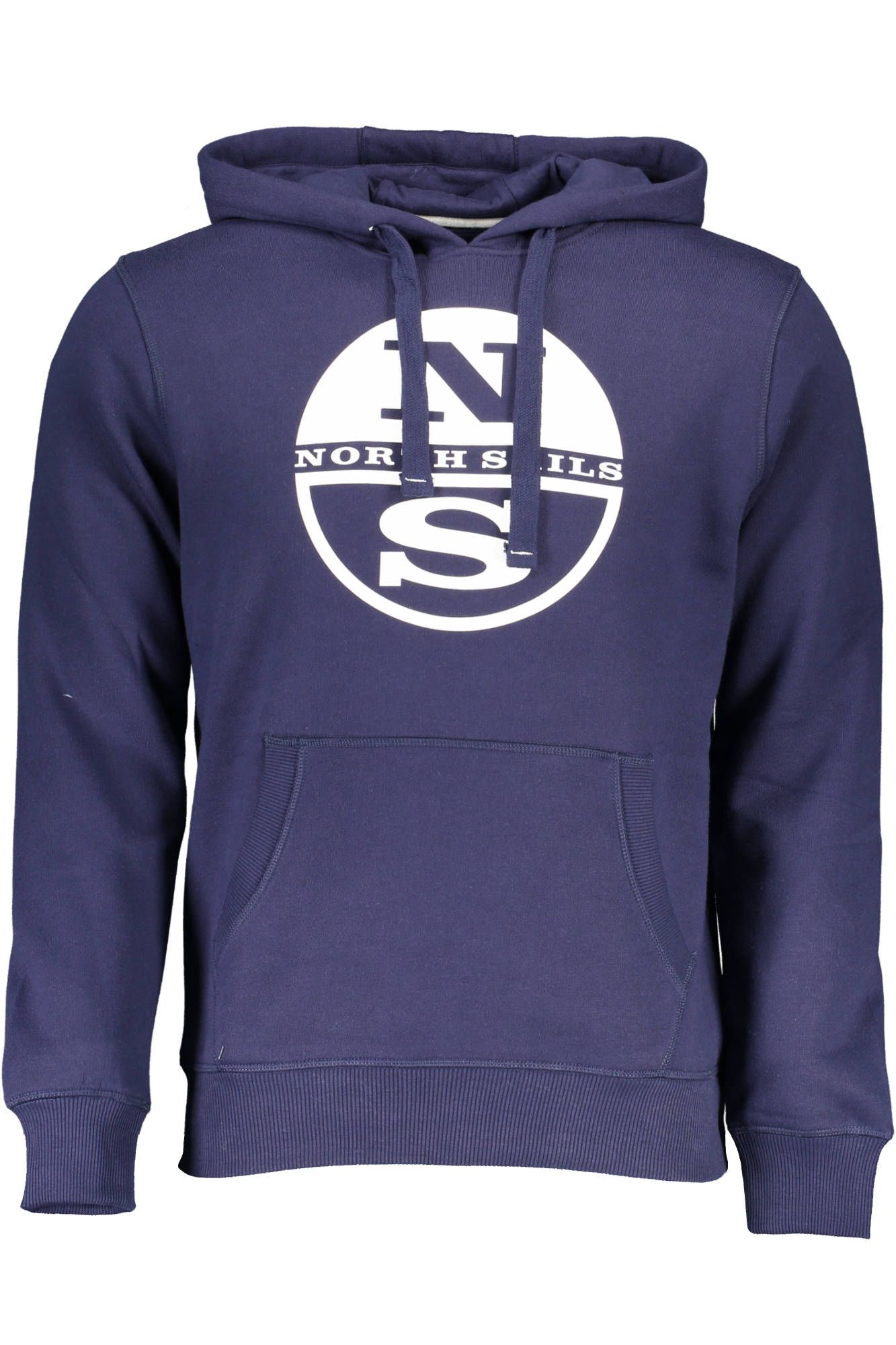 Blue Cotton Men Sweater