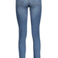 Light Blue Cotton Women Jeans