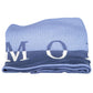 Blue Wool Men Scarf