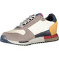Gray Leather Men Sneaker