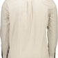 White Cotton Men Shirt