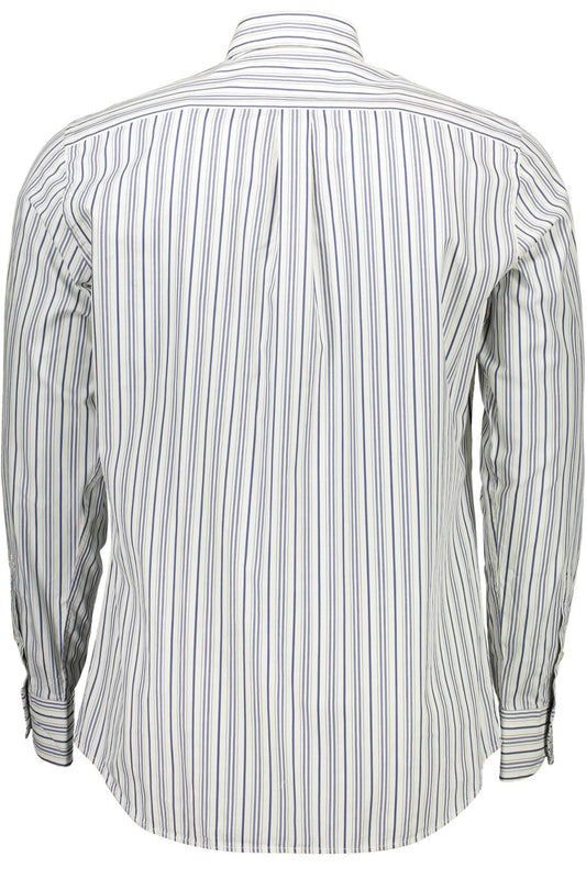 White Cotton Men Shirt