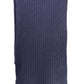 Blue Wool Men Scarf