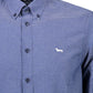 Blue Cotton Men Shirt