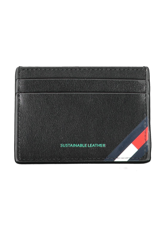 Black Polyester Men Wallet