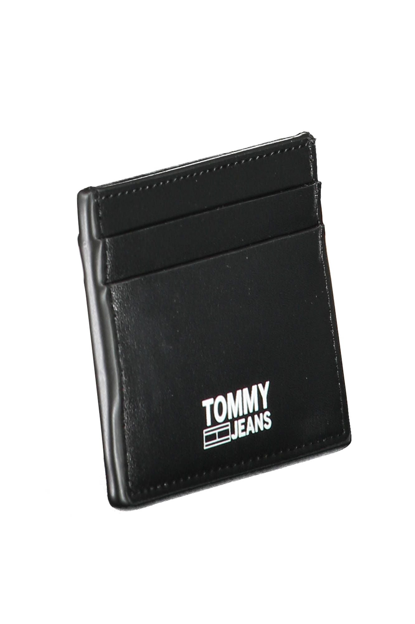 Black Polyester Men Wallet