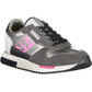 Gray Polyester Women Sneaker