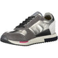 Gray Polyester Women Sneaker