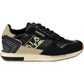 Black Polyester Women Sneaker