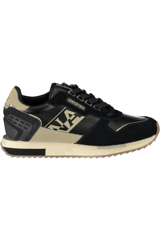 Black Polyester Women Sneaker
