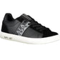 Black Polyester Men Sneaker