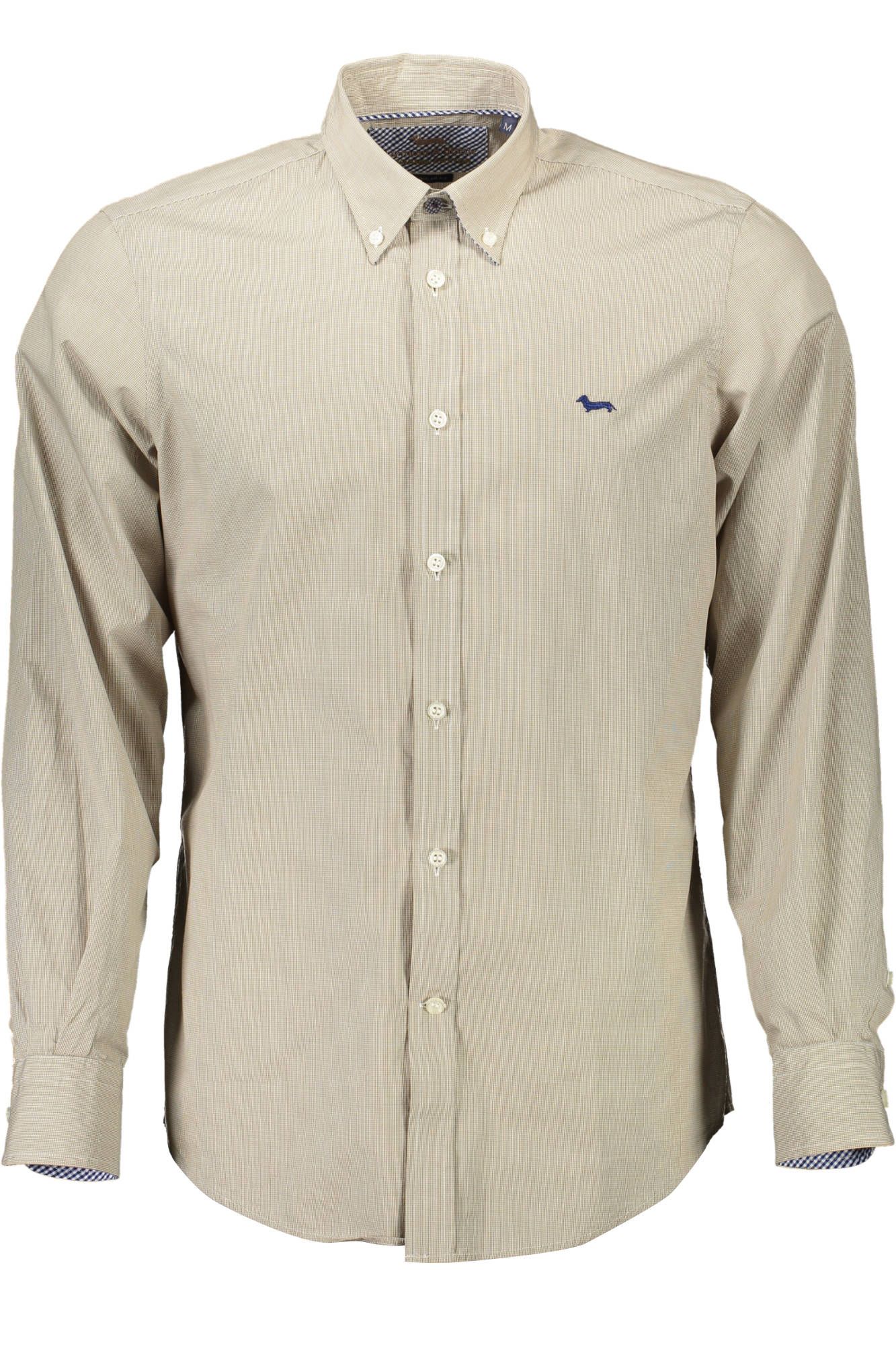 Brown Cotton Men Shirt