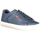 Blue Polyester Mens Sneaker