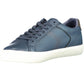 Blue Polyester Mens Sneaker