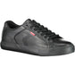 Black Polyester Men Sneaker