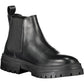 Black Polyester Men Boot