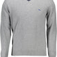 Gray Wool Men Sweater